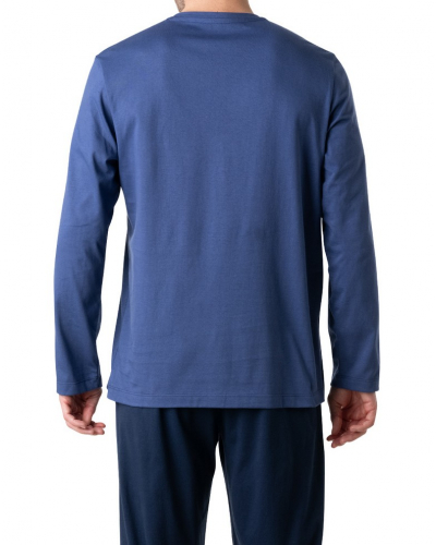 Long pajamas 100% Cotton Eminence Liberty (Bleu/Marine)