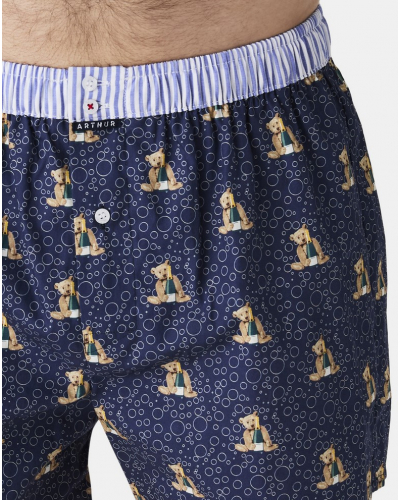 Boxer briefs to jockstrap 100% organic cotton Arthur (Marine)