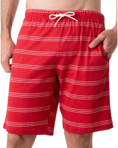 Short pajamas 100% Cotton Eminence Nautique (Marine/Rouge)