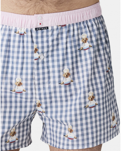 Caleçon slip à suspensoir 100% coton bio Arthur (Gris)