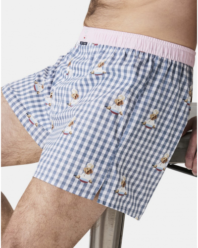 Caleçon slip à suspensoir 100% coton bio Arthur (Gris)