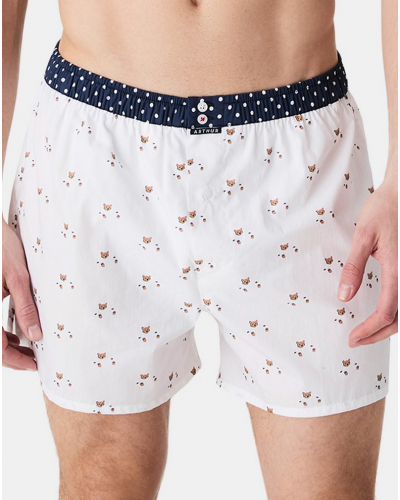 Boxer briefs to jockstrap 100% organic cotton Arthur (White)