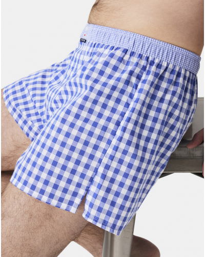 Boxer calzoncillo suspensorio 100% algodón orgánico Arthur (Azur)