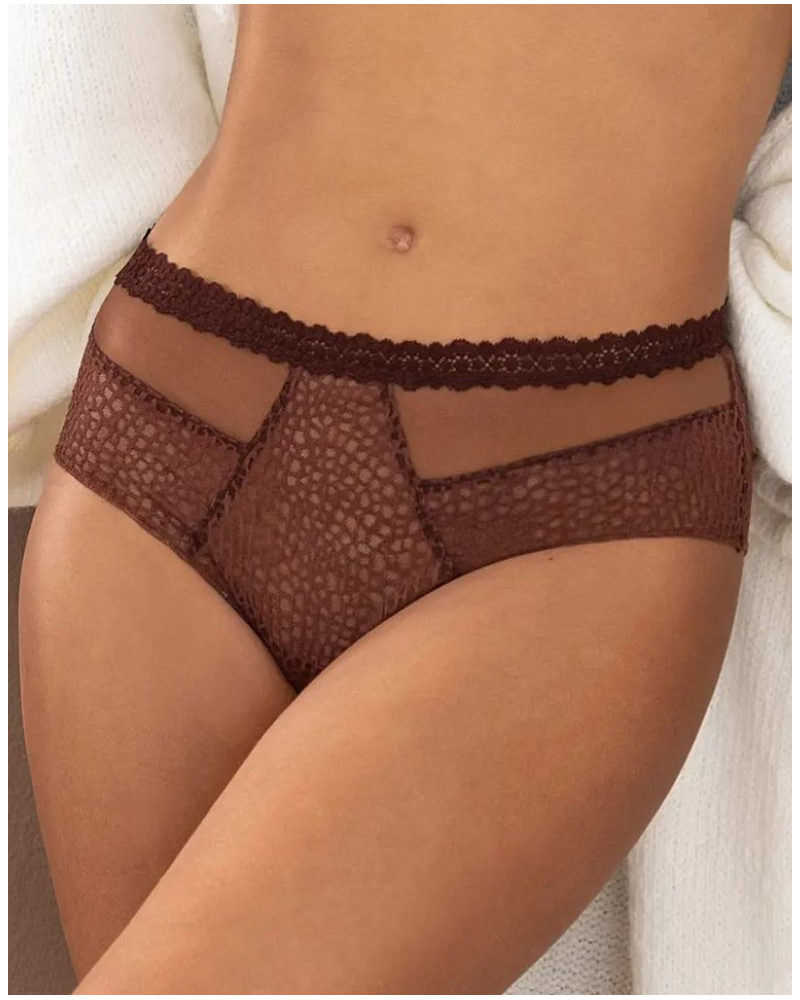 Shorty Antigel Exquise en Dentelle (Cappuccino)