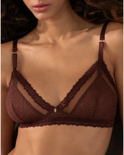 Wireless bra Antigel Exquise en Dentelle (Cappuccino)