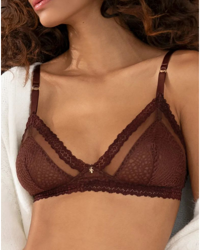 Wireless bra Antigel Exquise en Dentelle (Cappuccino)