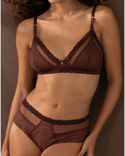 Sujetador sin aros Antigel Exquise en Dentelle (Cappuccino)