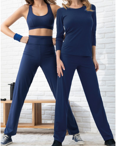 Pantalone Antigel En Mode Yoga (Bleu Yoga)