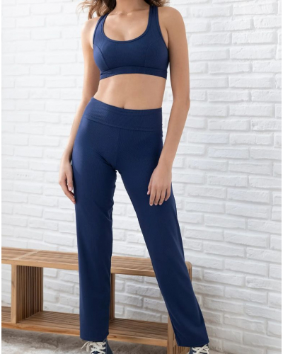 Pantalone Antigel En Mode Yoga (Bleu Yoga)