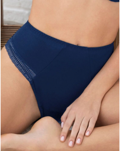 High waist brief Antigel En Mode Yoga (Bleu Yoga)