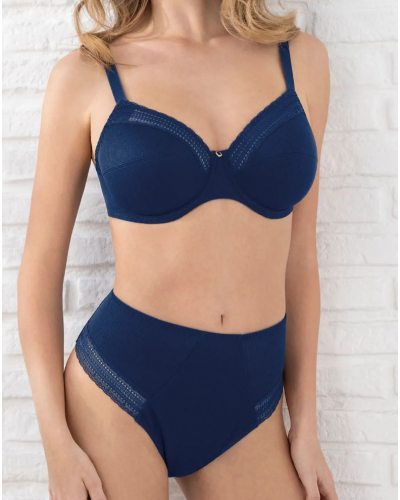 High waist brief Antigel En Mode Yoga (Bleu Yoga)