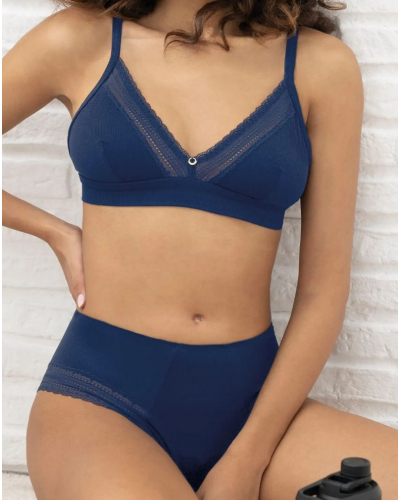 Shorty Antigel En Mode Yoga (Bleu Yoga)