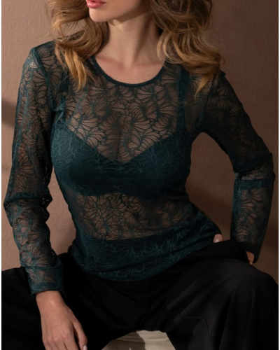 Long sleeves tee-shirt Atelier Séduction (Vert Anglais)