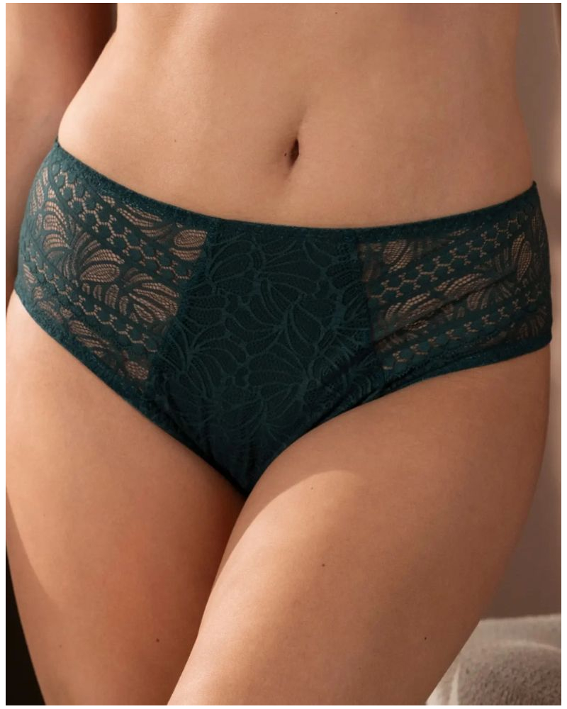 High waist brief Antigel Séduction (Vert Anglais)