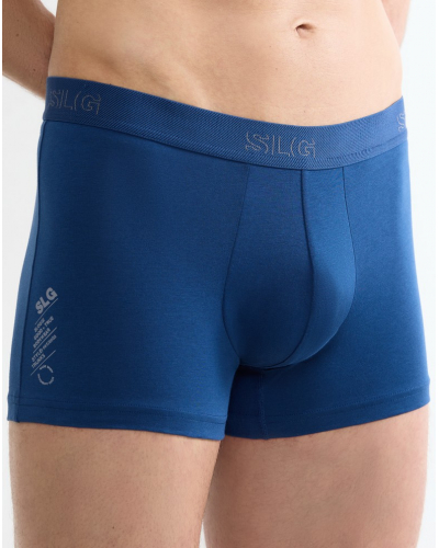 Lot de 2 boxers en coton Sloggi SLG Base (Noir/Bleu)