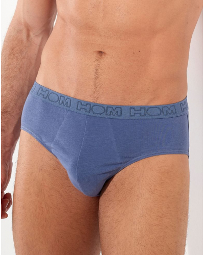 Pack of 3 mini briefs cotton HOM Armand (Noir/Bleu/Blanc)