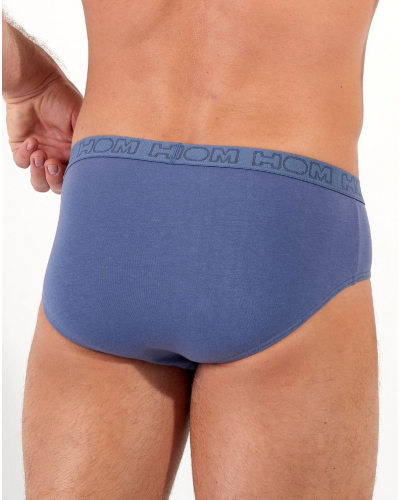 Pack of 3 mini briefs cotton HOM Armand (Noir/Bleu/Blanc)