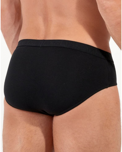 Pack of 3 mini briefs cotton HOM Armand (Noir/Bleu/Blanc)