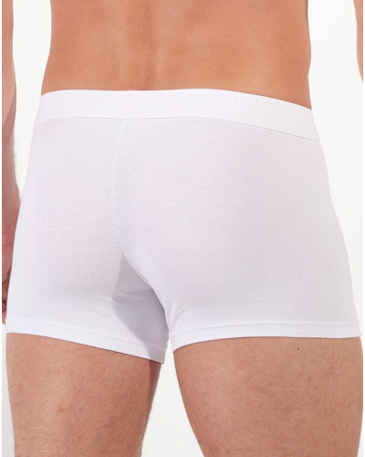 Paquete de 3 bóxers algodón HOM Armand 2 (Noir/Bleu/Blanc)