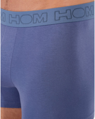 Lot de 3 boxers coton HOM Armand 1 (Noir/Bleu/Blanc)