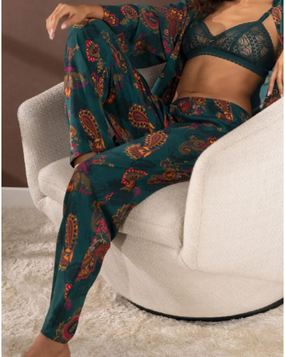 Pantalon Antigel Méditation Cachemire (Vert Evasion)