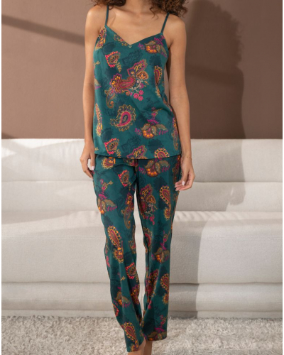 Pantalon Antigel Méditation Cachemire (Vert Evasion)