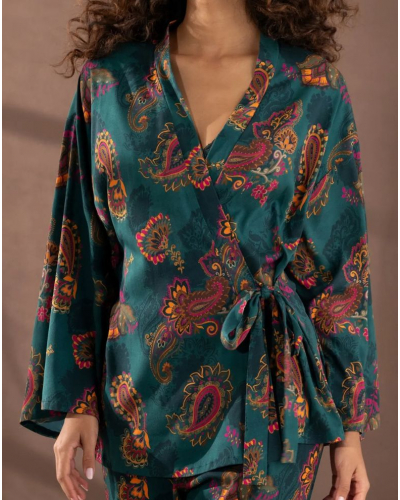 Chaqueta Antigel Méditation Cachemire (Vert Evasion)