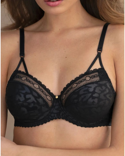 Sujetador con aros Antigel Sensualité Fauve (Negro)
