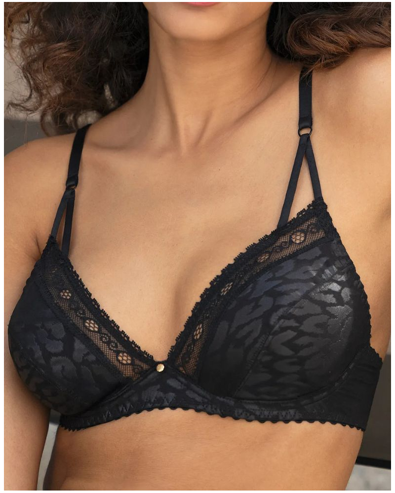 Triangle bra Antigel Sensualité Fauve (Black)