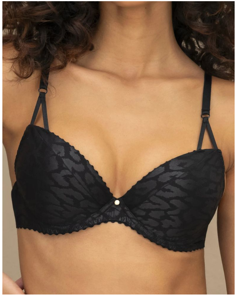 Sujetador preformado Antigel Sensualité Fauve (Negro)