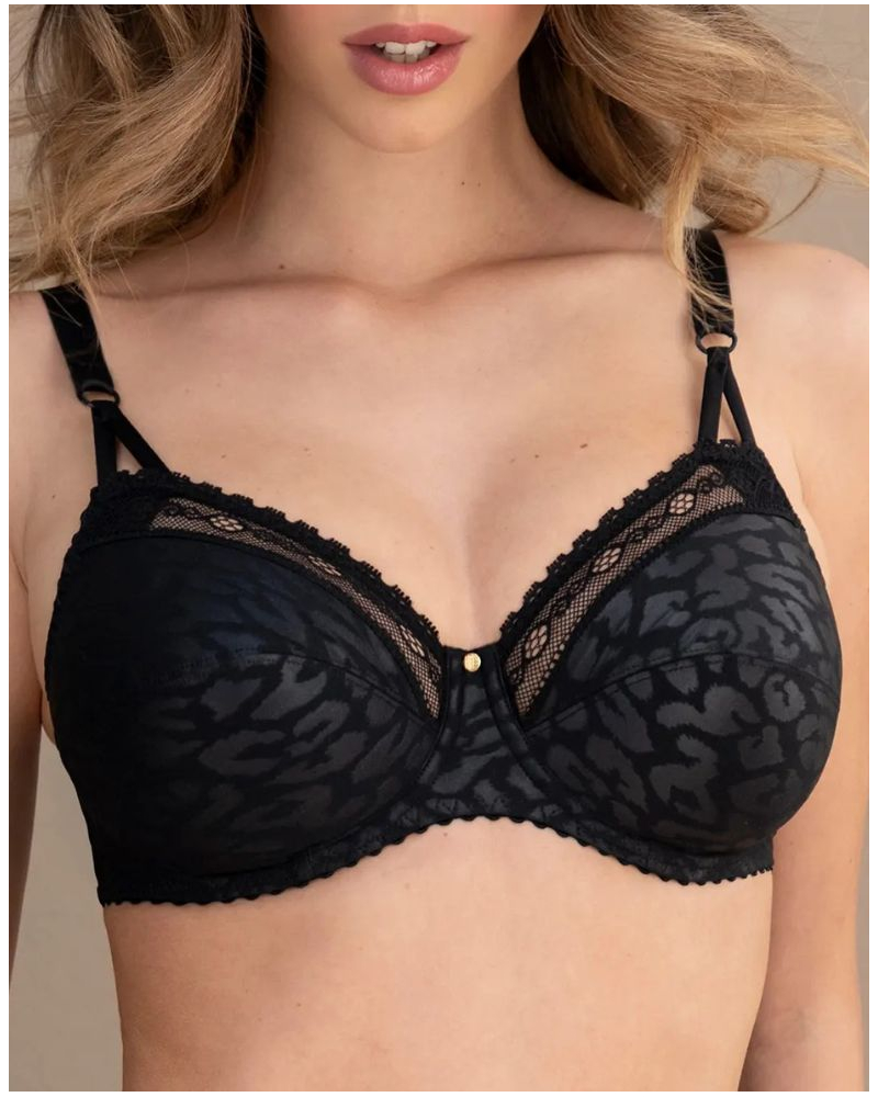 Soutien-gorge armatures bien-être Antigel Sensualité Fauve (Noir)