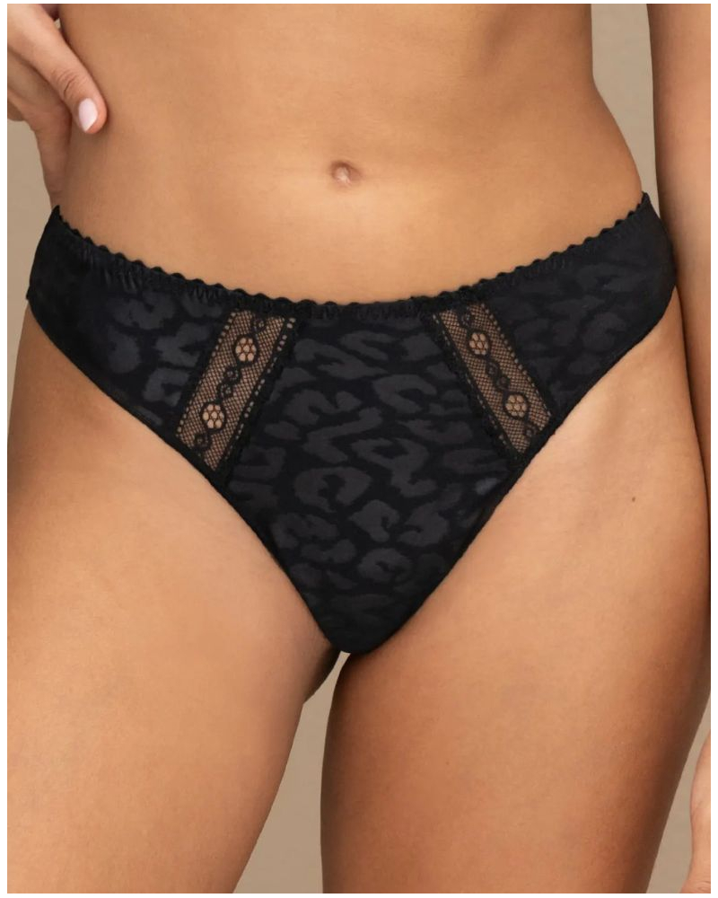 String Antigel Sensualité Fauve (Noir)