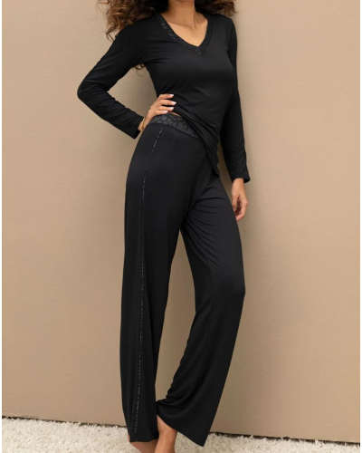 Long sleeves tee-shirt Atelier Sensualité Fauve (Black)