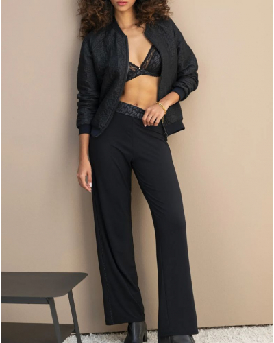 Veste bombers jacquard Antigel Sensualité Fauve (Noir)