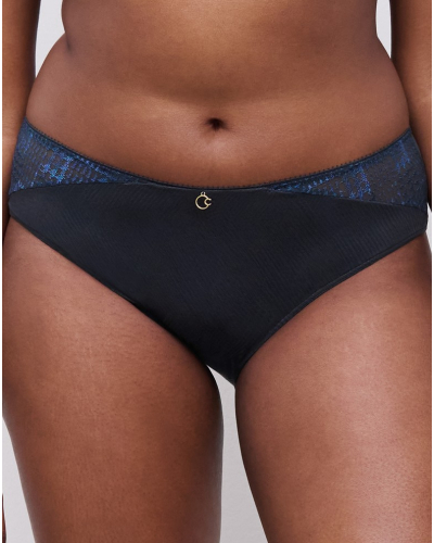 Culotte taille haute Chantelle Intrigue (Bleu Marine)