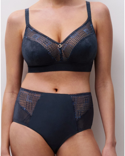 Wireless bra Chantelle Intrigue (Bleu Marine)