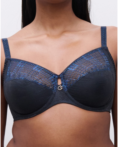 Underwired bra Chantelle Intrigue (Bleu Marine)