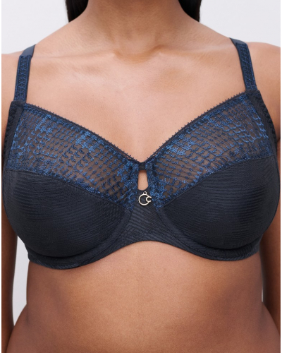 Soutien-gorge emboitant Chantelle Intrigue (Bleu Marine)