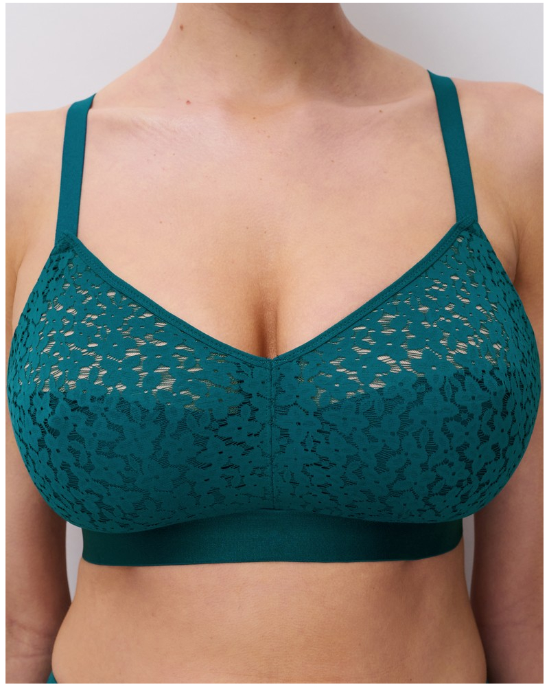 Sujetador sin aros Chantelle EasyFeel Norah (Vert Orient)