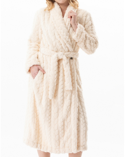 Bathrobe Le Chat Essentiel (Ecru)