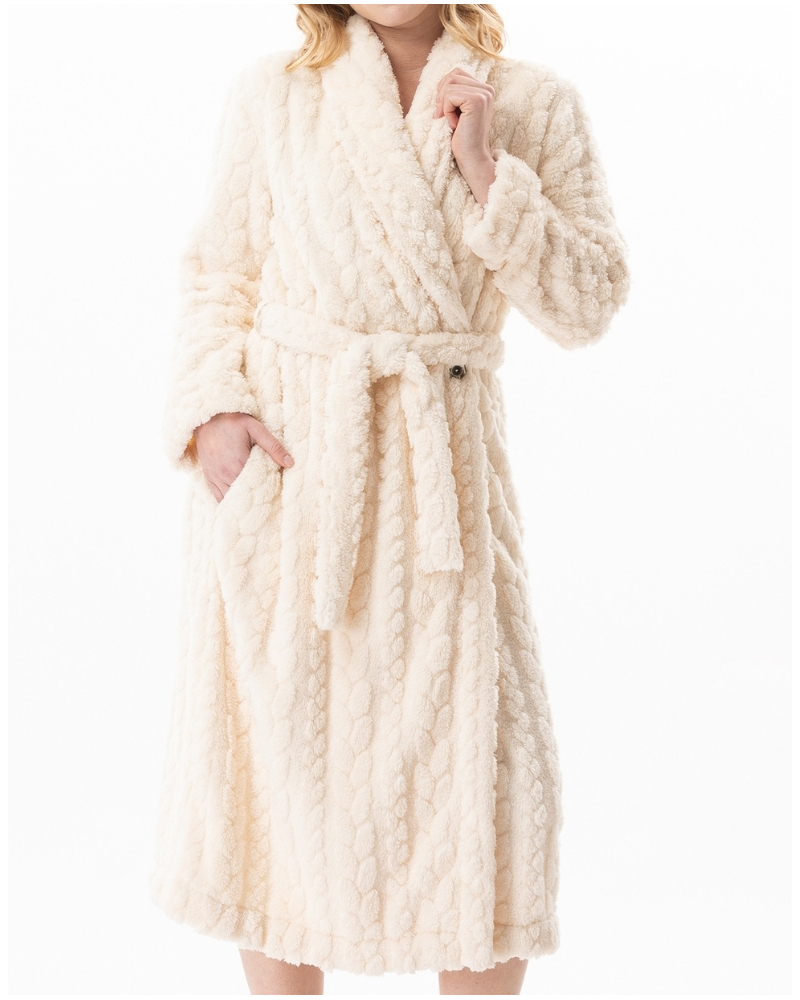 Bathrobe Le Chat Essentiel (Ecru)