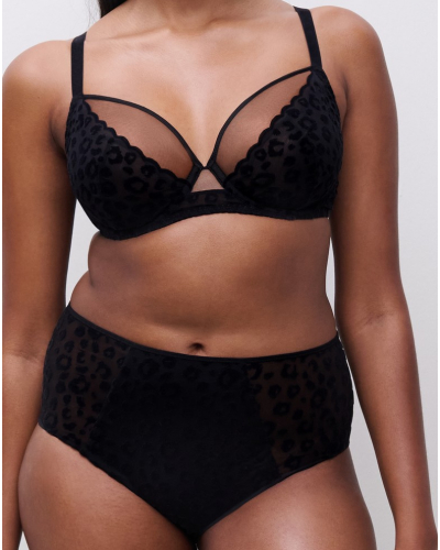 Underwired envelopping bra Chantelle Pulp Girls (Black)