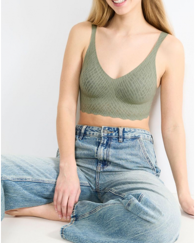 Bralette top Sloggi Zero Feel Bliss (Moss Green Old)