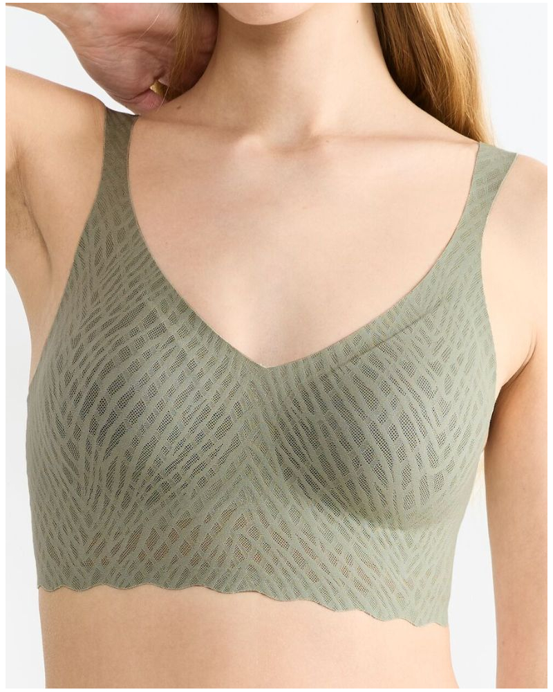 Bralette Sloggi Zero Feel Bliss (Moss Green Old)