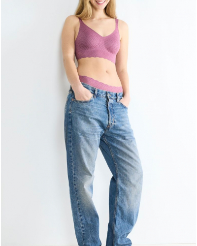 Bralette top Sloggi Zero Feel Bliss (Lila Clover)