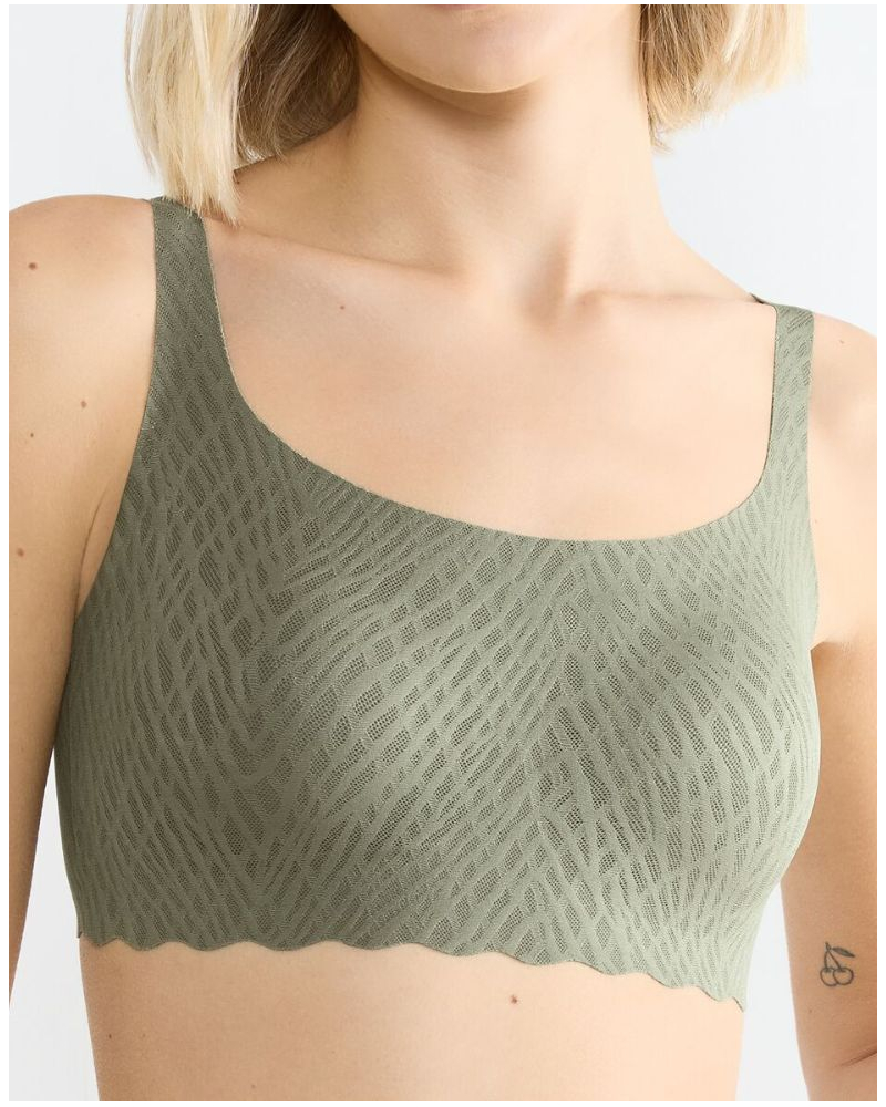 Brassière top Sloggi Zero Feel Bliss (Moss Green Old)