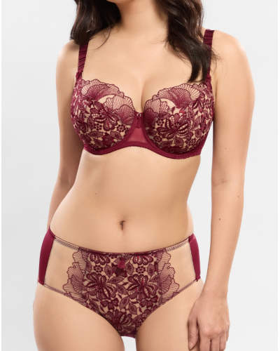 Soutien-gorge armatures corbeille Empreinte Agathe (Amarante)