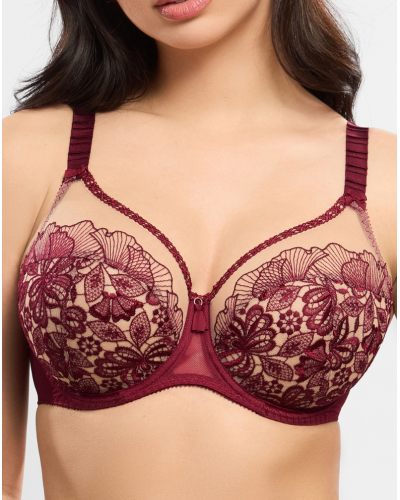 Sujetador con aros Empreinte Agathe (Amarante)