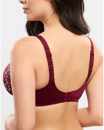 Underwired bra Empreinte Agathe (Amarante)