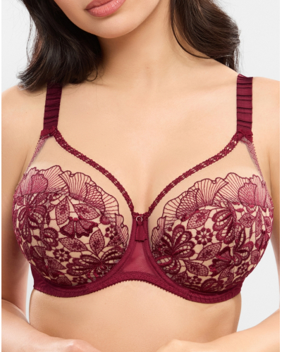 Sujetador con aros Empreinte Agathe (Amarante)